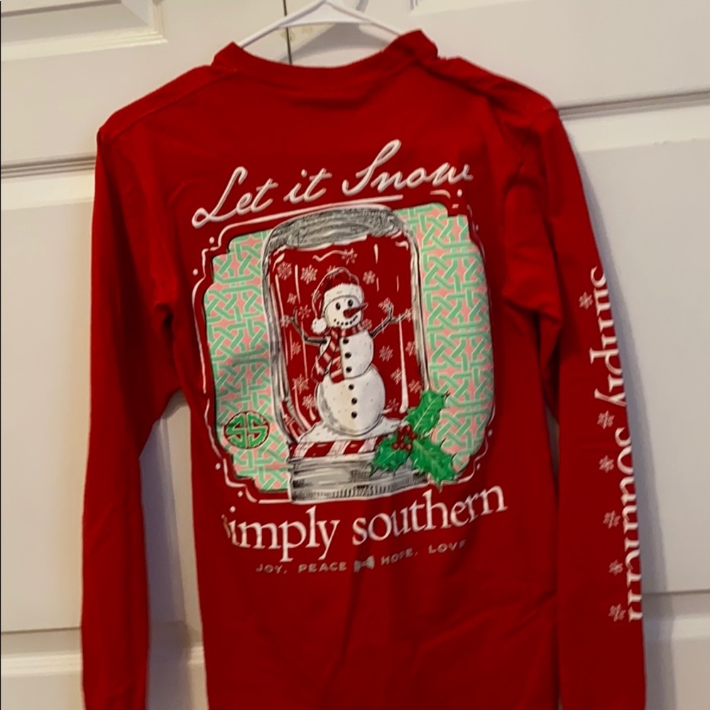Simply southern Christmas long sleeve T-shirt - Picture 5 of 5